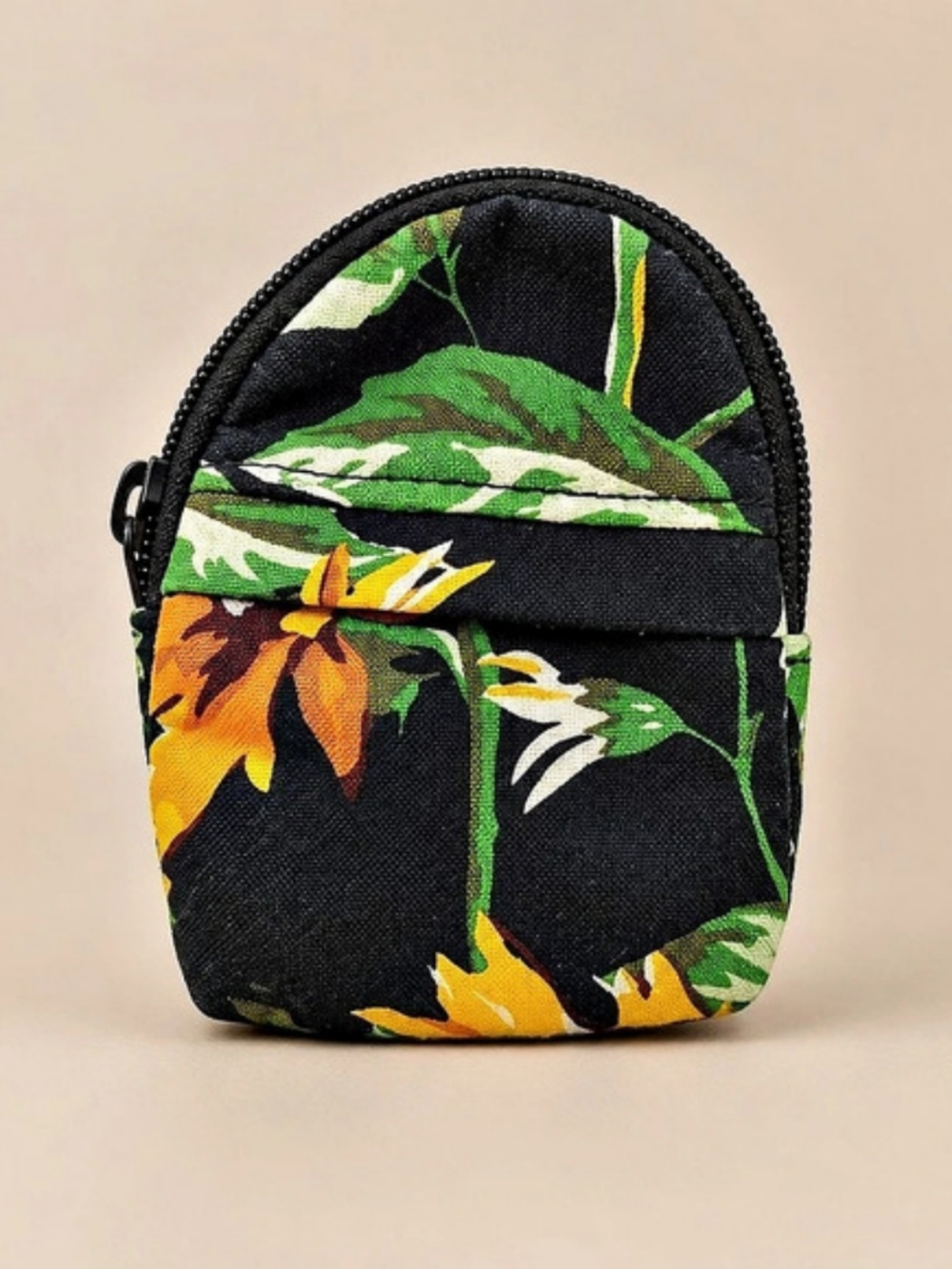 Vera Bradley Mini Hipster Floral Mini Bag Black & Green Like New